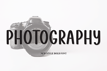 Photography | Script Font
