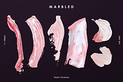 Pink Marbled; Paint Stroke, an Object Graphic by Emma Make (Thumbnail 6 of 7)