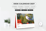 2027 Desk Calendar Printable A5, a Stationery Template by MstArtwork (Thumbnail 4 of 5)