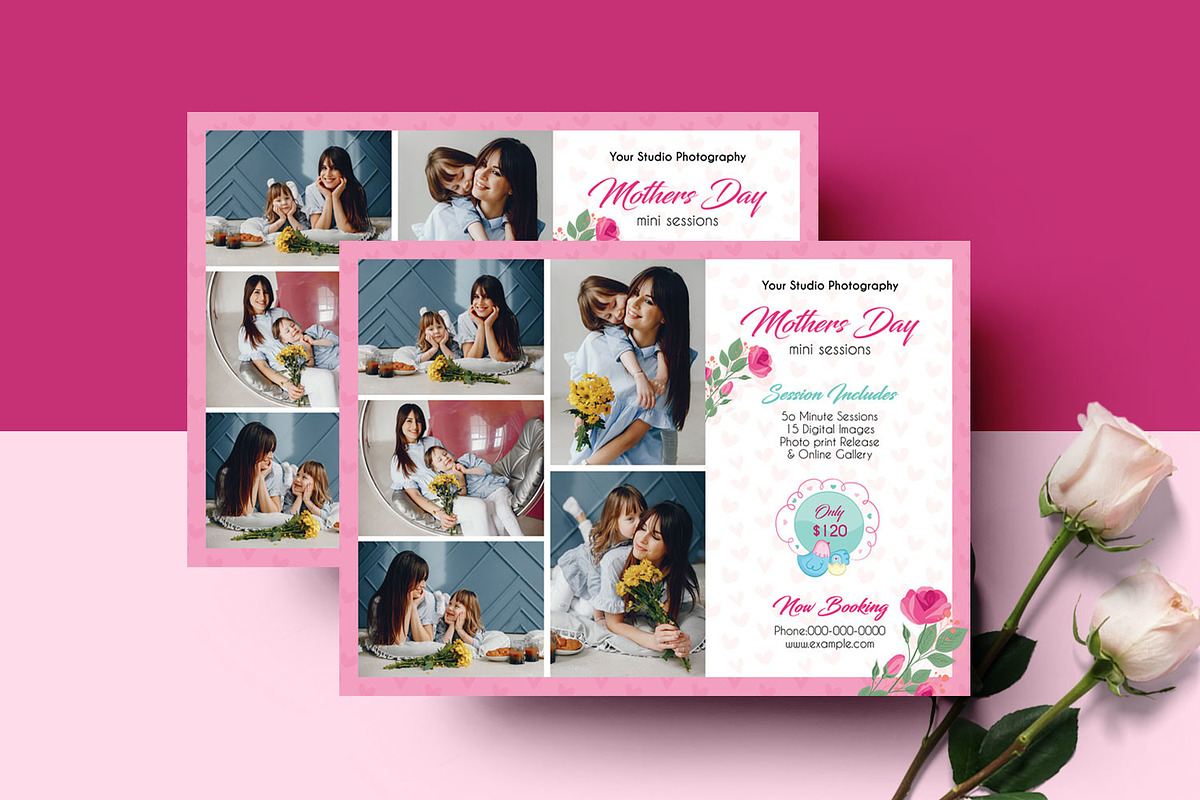 Mother's Day Mini Session Template, a Card Template by Template Shop (Photo 2 of 3)