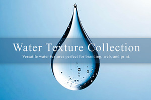 44 Water Texture Collection, a Background Graphic by NOMO DESIGN