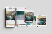 Realistic Social Media Mockup PSD, an Advertising Mockup by MA-KING_ART (Thumbnail 3 of 5)