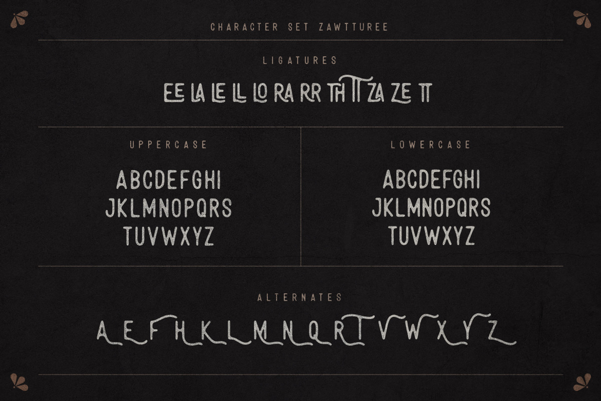 Zawturee Vintage Business Font, a Sans Serif Font by Creatype Studio (Photo 9 of 10)