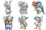 Whimsical Spring Gingham Clipart, an Illustration by Daily.Designs (Thumbnail 5 of 8)