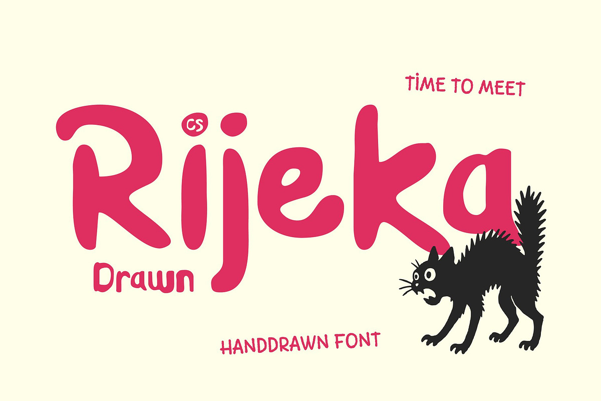 CS Rijeka Drawn, a Handwritten Font by Craft Supply Co. (Photo 1 of 8)