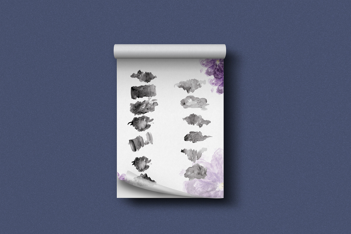Vector Watercolor Brush Set, a Brushes & More by AndrewPixel (Photo 3 of 5)