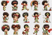 Whimsical Black History Kids Clipart, a Seasonal Illustration by Rose Art (Thumbnail 2 of 6)