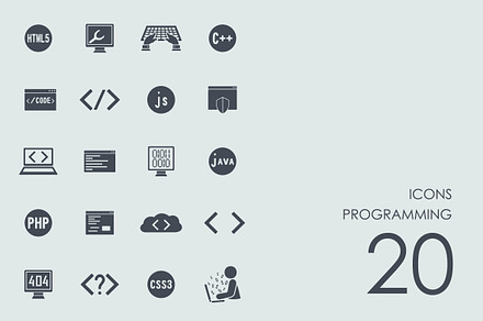 25 programming icons, an Icon by Palau