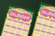 Vintage Pop Art Wall Calendar 2026, a Print Template by Annora Studio (Thumbnail 2 of 6)