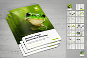 Eco Report, a Brochure Template by MrTemplater (Thumbnail 1 of 2)