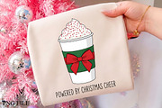 Powered By Christmas Cheer Coffee, a Seasonal Illustration by CrexoraLab (Thumbnail 1 of 4)