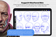 Wrinkled Face Stamp Brushes Set, a Brush Add-On by Selentaori Studio (Thumbnail 7 of 13)
