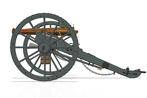 Blomefield Bronze Lt. 6-pr Gun C1810