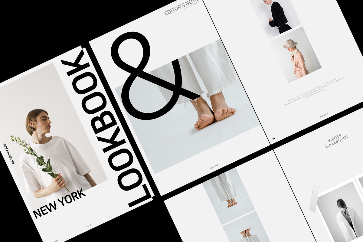 Minimalist Lookbook Magazine, a Magazine Template by Templeste (Photo 2 of 10)