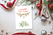 Watercolor Baby Christmas Clothes, a Seasonal Illustration by SvetaArtStore (Thumbnail 6 of 8)