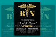 nursing graduation invitation, a Templates & Theme by iloveTemplate (Thumbnail 1 of 2)