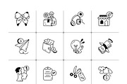 Animated Business Icon Set, an Outline Icon by Vectors Market (Thumbnail 6 of 8)