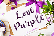 Love Purple, a Script Font by Lythcreative (Thumbnail 1 of 6)