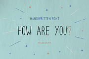 ** SPRING SALE** How are you? ~ font, a Font by aesthetic goods by liza z (Thumbnail 1 of 9)