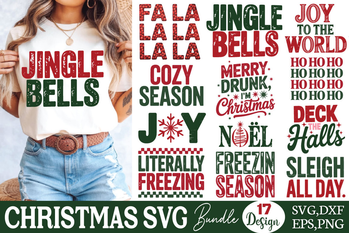 Christmas svg Bundle, Preppy Christm, a Graphic by DollarSmart