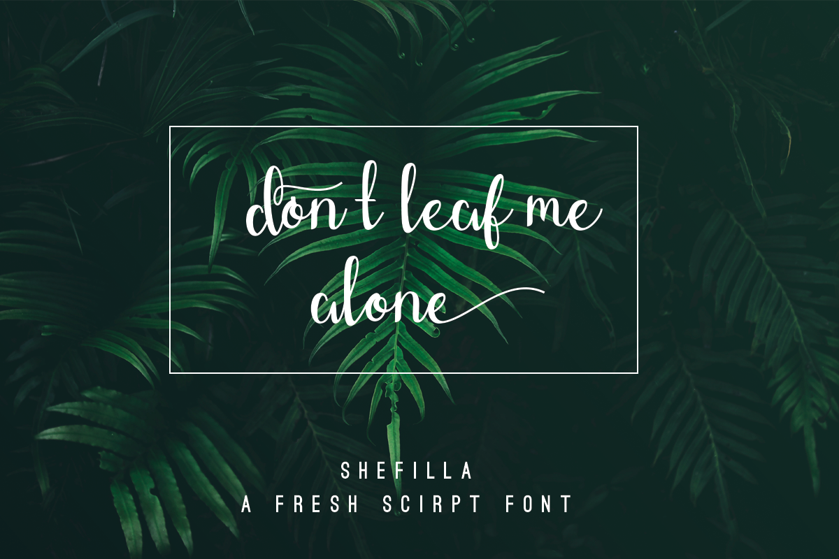 Shefilla - Script Font preview 2