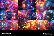 Disco balls. Collection, a Background Graphic by Handmadefont (Thumbnail 5 of 12)