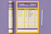 Learning Goals Educational Planner, a Stationery Template by ContestDesign (Thumbnail 2 of 2)