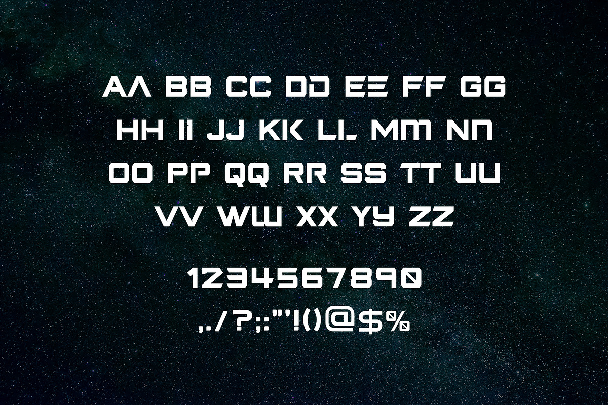 Qehadex Futuristic Modern Display Fo, a Sans Serif Font by UICreative (Photo 5 of 5)