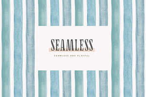 Stripes Painted Seamless Patterns