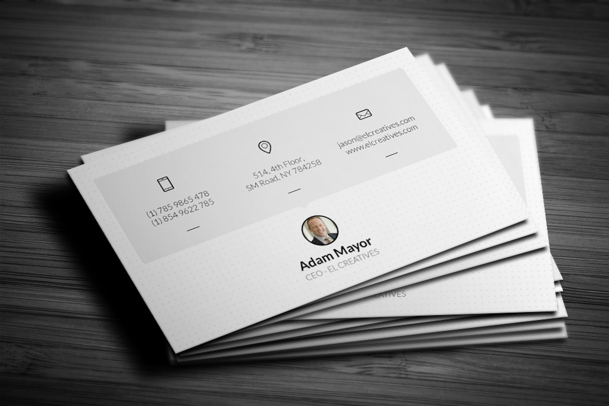 Soft Corporate Business Card, a Business Card Template by bouncy (Photo 2 of 4)