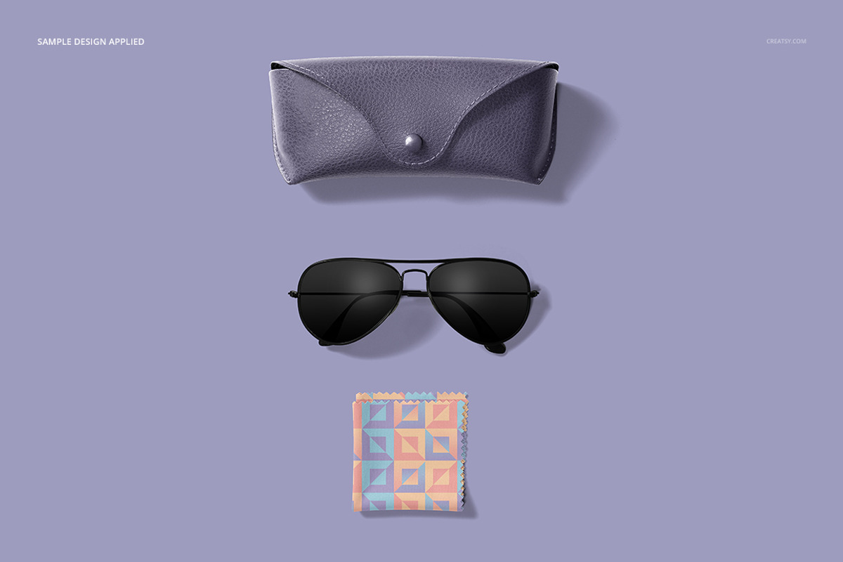 Glasses Cleaning Cloth Mockup, a Merchandise Mockup by creatsy5 (Photo 6 of 16)