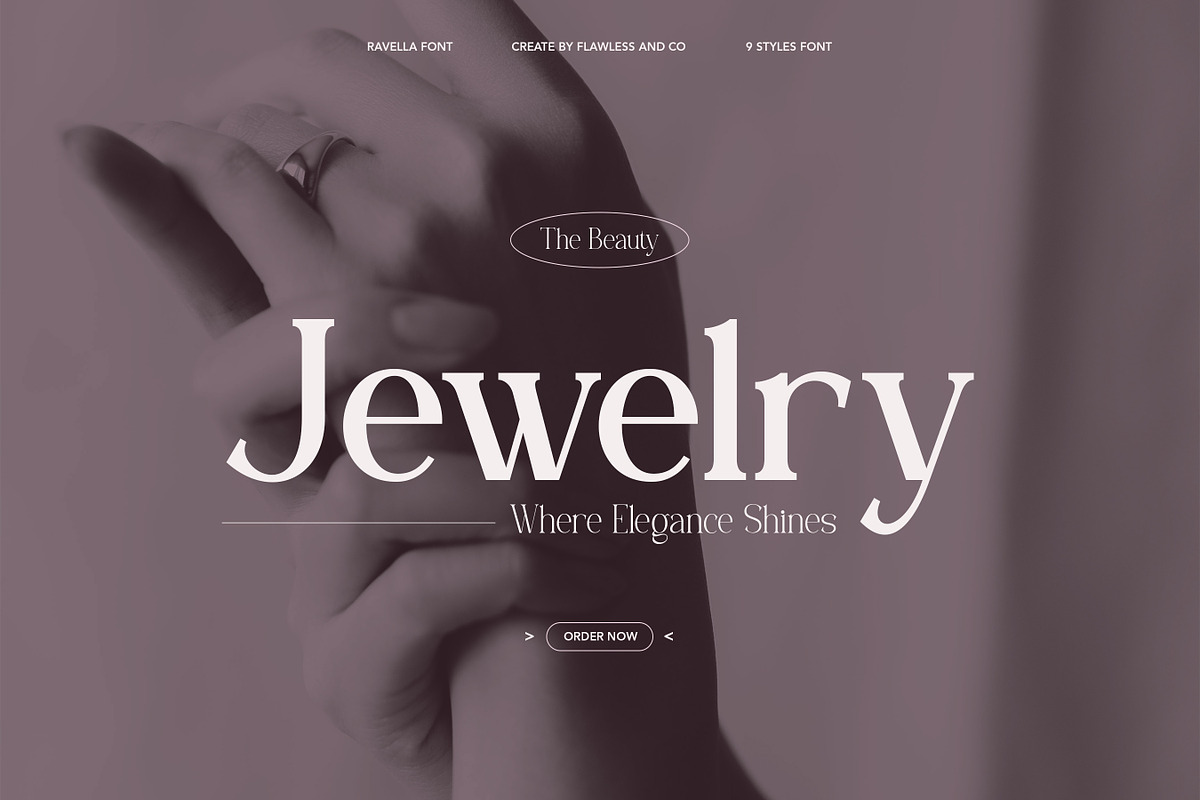 Ravella - Family Serif Font, a Serif Font by Flawless And Co (Photo 2 of 10)