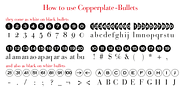 Bullets, a Symbol Font by Wiescher-Design (Thumbnail 8 of 14)