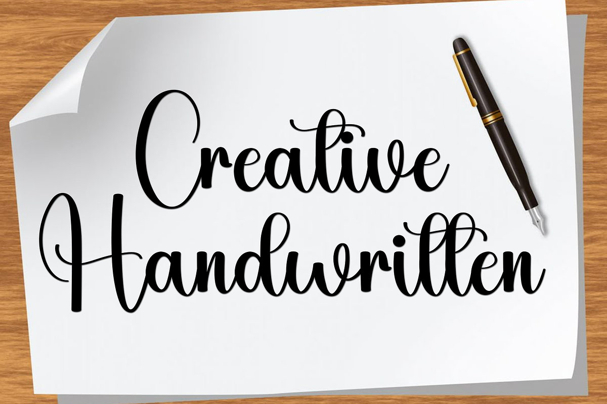 Thick, a Handwritten Font by InermediaSTUDIO (Photo 6 of 7)