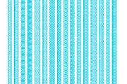 Bright Blue Clipart Borders, an Illustration by Amanda Ilkov (Thumbnail 5 of 5)