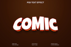 Comic Book Photoshop Text Effect, a Layer Style Add-On by Imamul001
