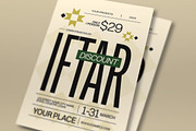 Beige Bold Iftar Discount Flyer Set, a Flyer Template by graphicook (Thumbnail 2 of 3)