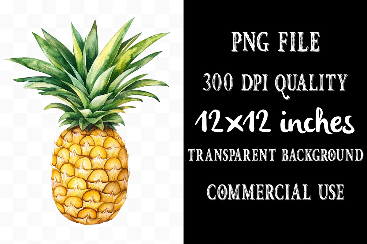 Fruits PNG Clipart Bundle, an Illustration by Designking (Photo 4 of 5)
