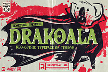 Drakoala – Neo-Gothic Horror Font