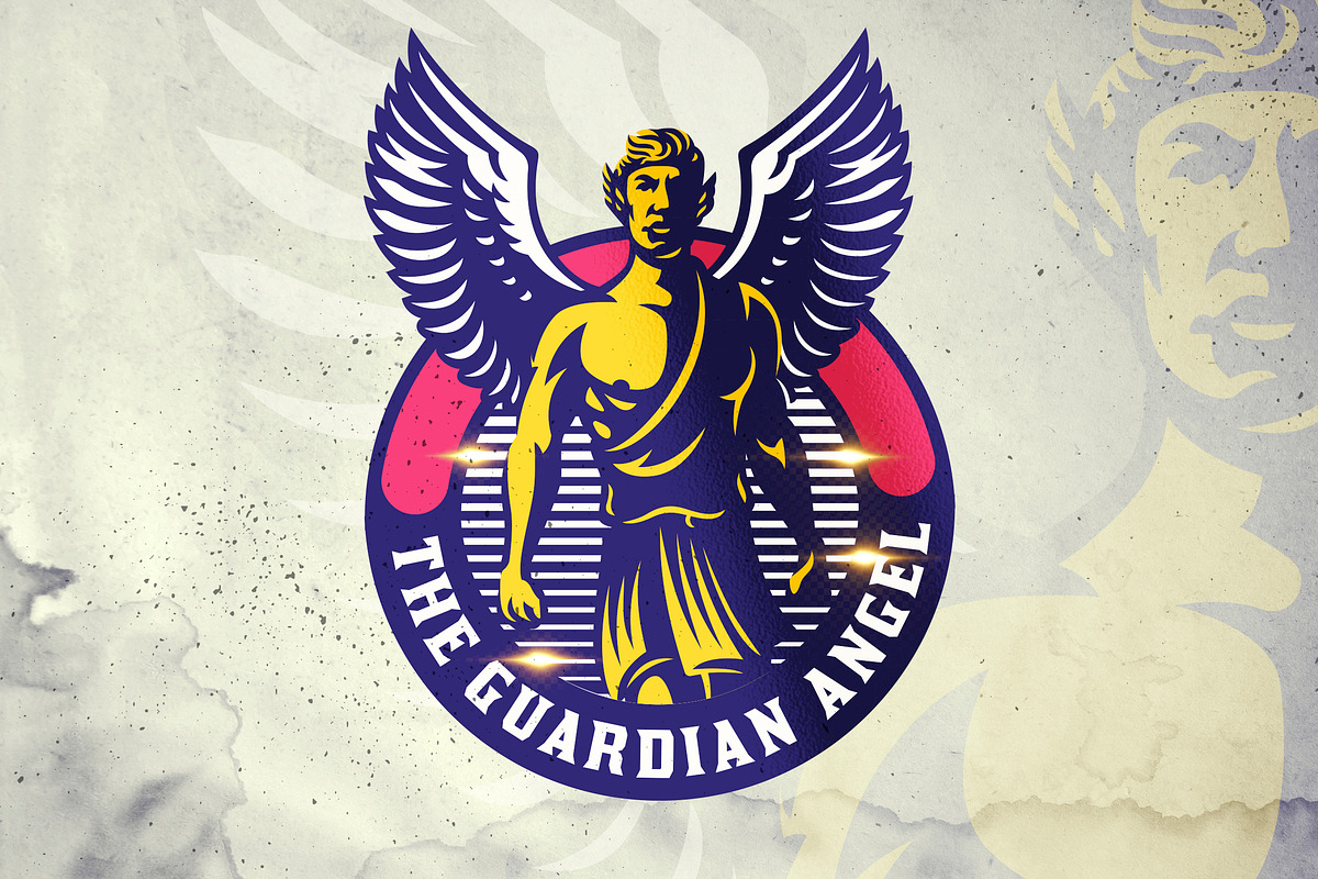 Guardian Angel Mythical Mascot Logo, a Branding & Logo Template by RMPL.std (Photo 1 of 3)