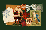 Merry Vintage Christmas Set, an Object Graphic by Anzhelika (Thumbnail 8 of 9)