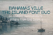 Bahamas Ville Retro Font Duo, a Handwritten Font by Sixtype (Thumbnail 2 of 12)