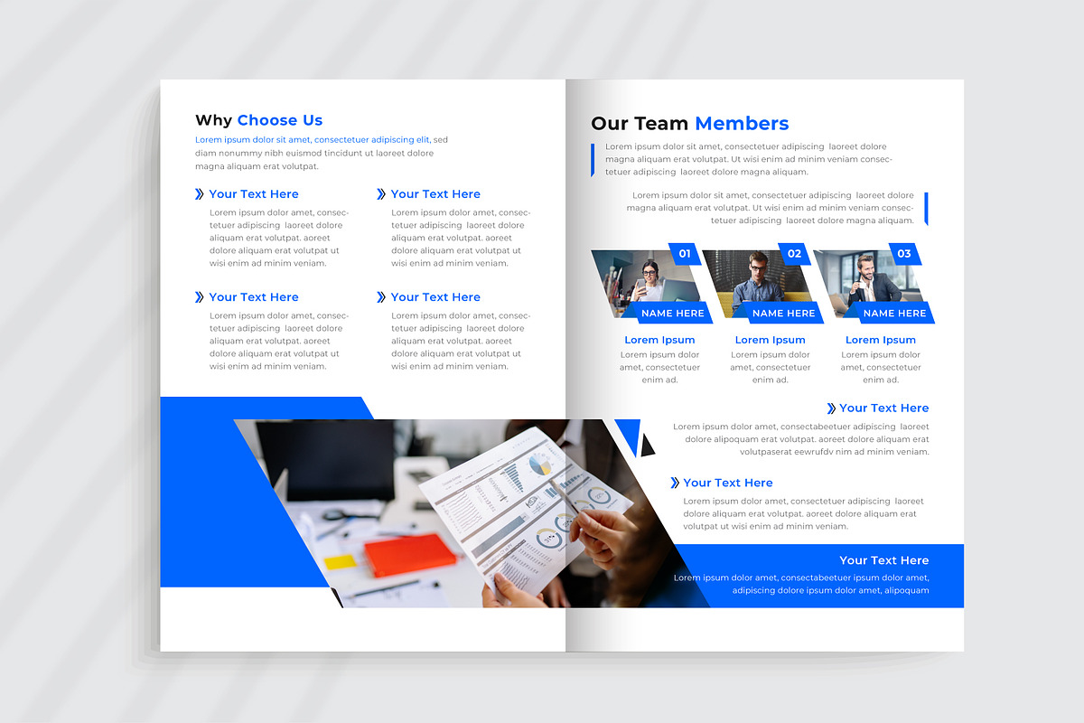 Corporate Brochure Template, a Brochure Template by pixelcreatx (Photo 6 of 6)
