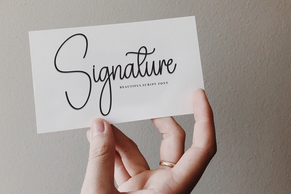 Happy Calligraphy | Script Font, a Handwritten Font by Scratchones (Photo 4 of 8)