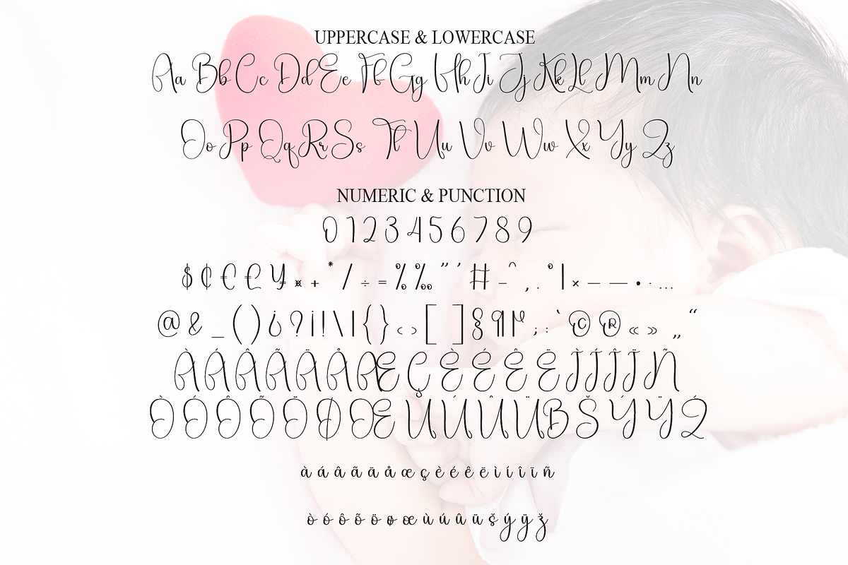 Baby Lovely | Script Font, a Handwritten Font by Scratchones (Photo 7 of 9)
