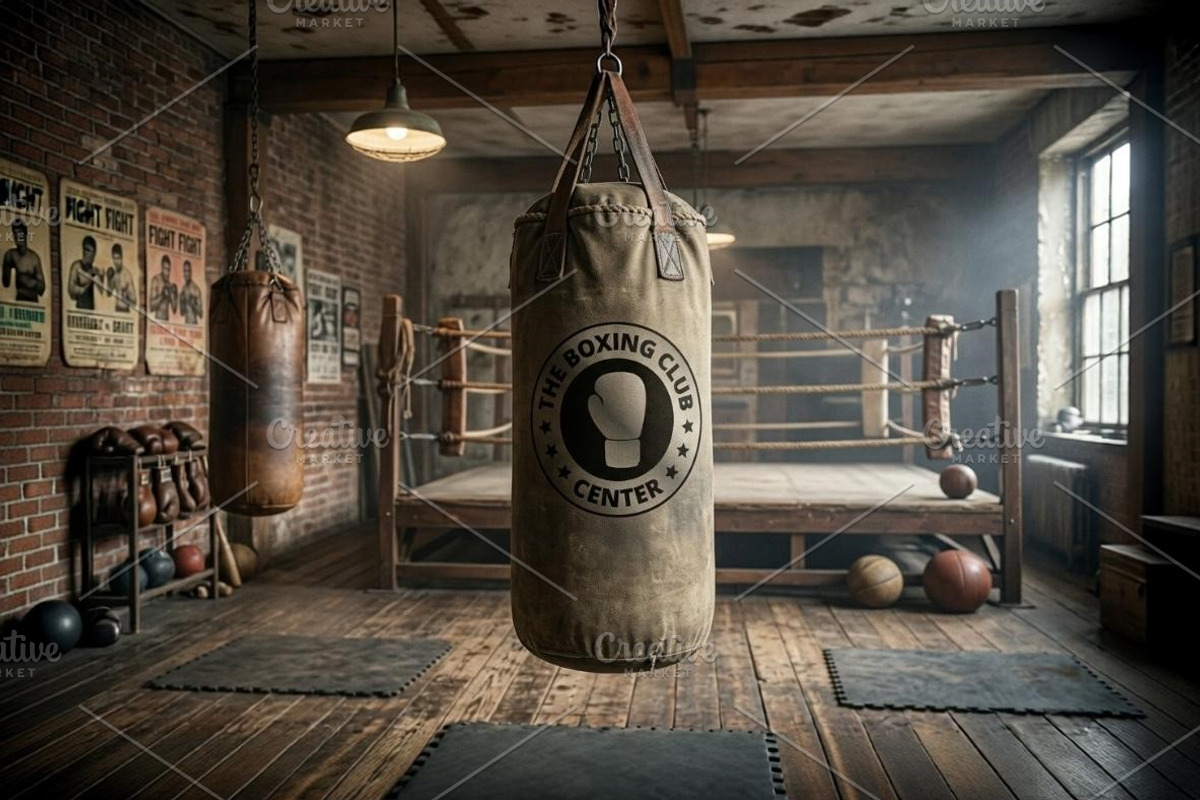 The Boxing Club Center Logo Template, a Branding & Logo Template by Aura Canyon HQ (Photo 5 of 7)