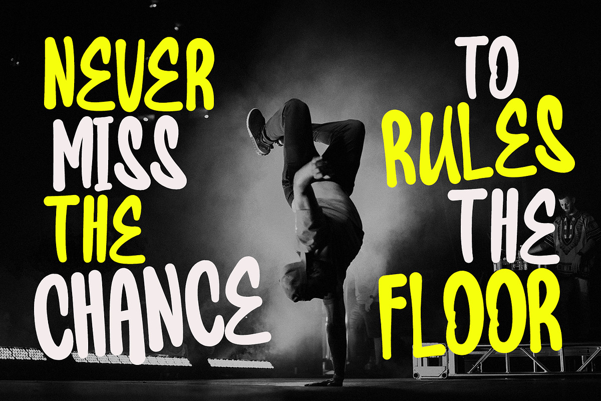 Tukah Melasick Bold Urban Street, a Handwritten Font by Maulana Creative (Photo 5 of 6)