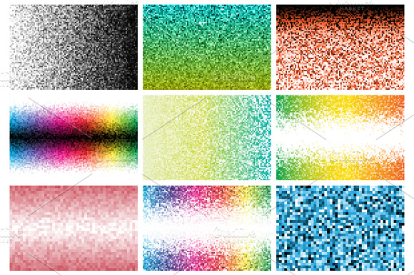 Vector Mosaic Patterns preview 6