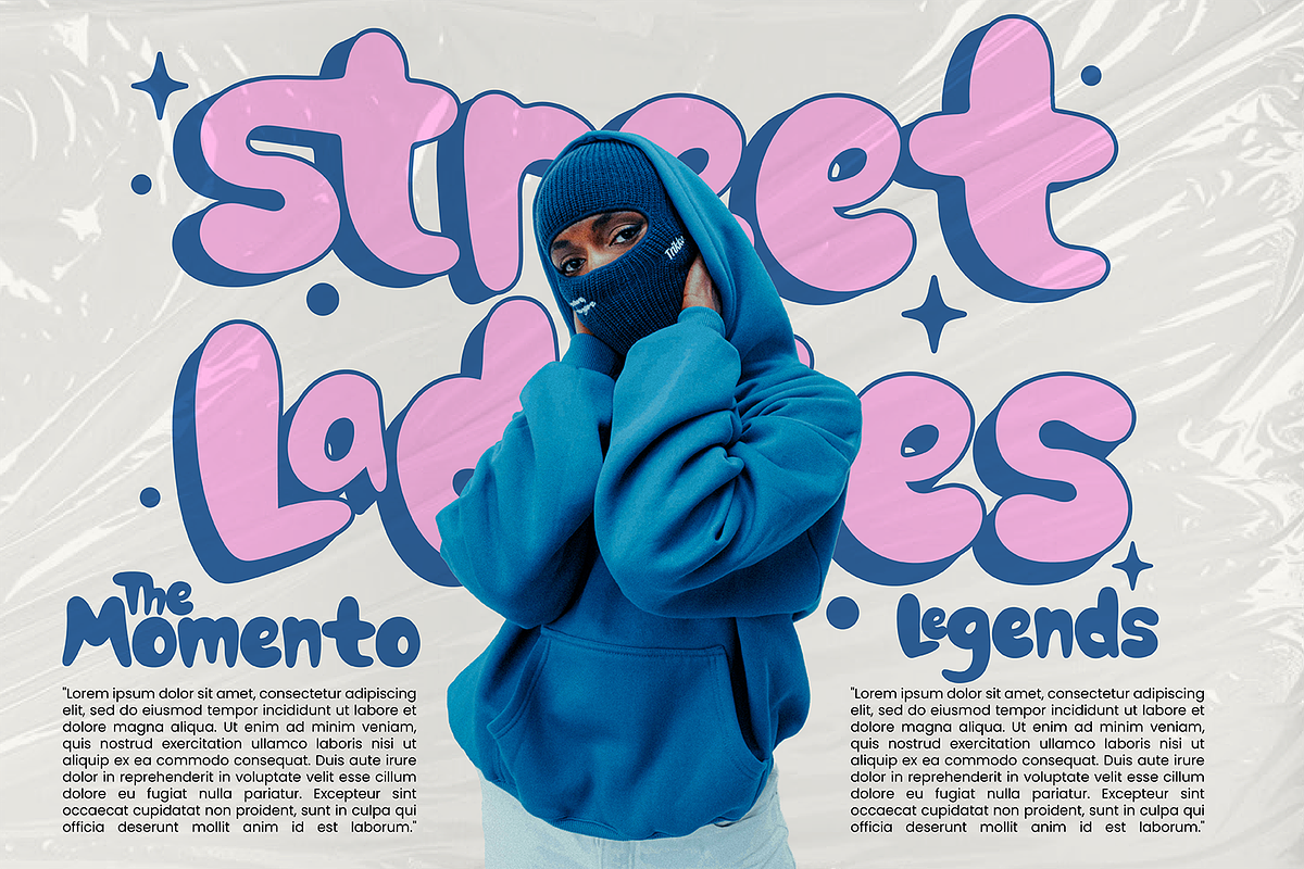 Weazer Bubble Display Font, a Handwritten Font by Haps Space (Photo 3 of 12)