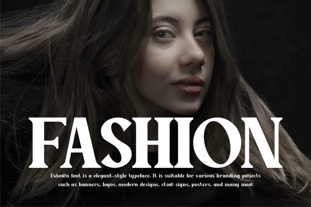 Evhoren - Serif Bold Font, a Serif Font by QR Design Studio (Photo 3 of 12)